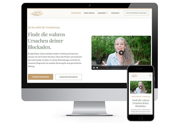 Webpräsenz für Andrea Steffen
