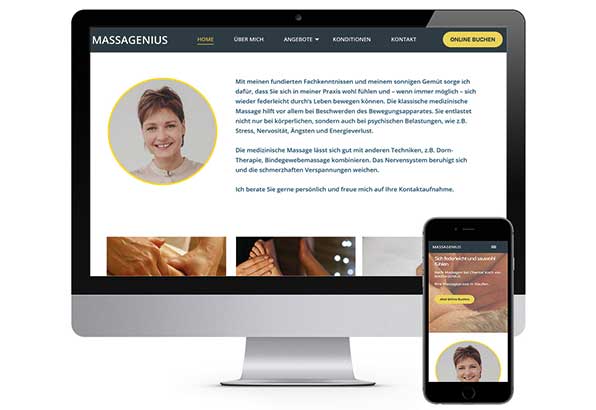 www.massagenius-ag.ch Responsive CMS-Webpräsenz für Massagenius (Redesign)